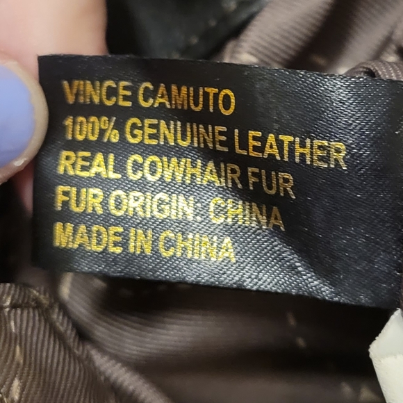 Vince Camuto leather satchel handbag - Picture 10 of 14